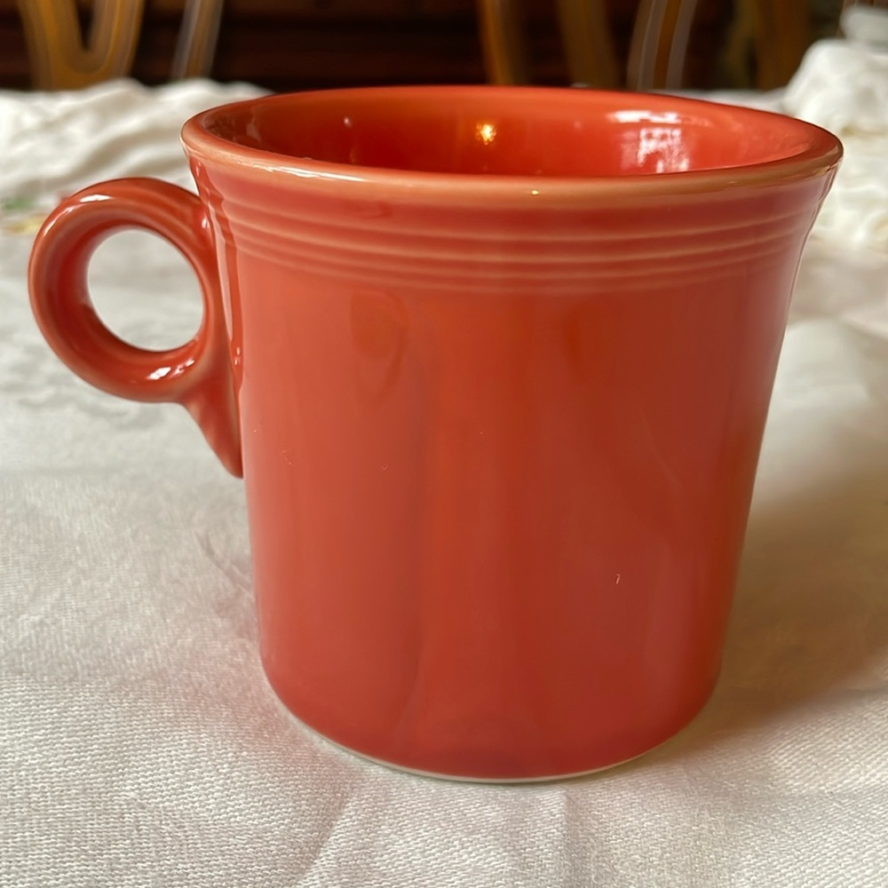 Fiesta ware Mug Cup Persimmon Fiesta Ware Homer Laughlin